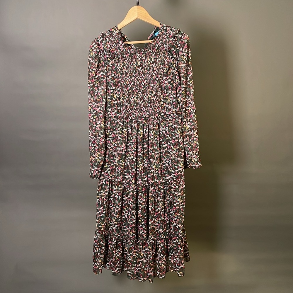 Draper James Floral Long Sleeve Dress